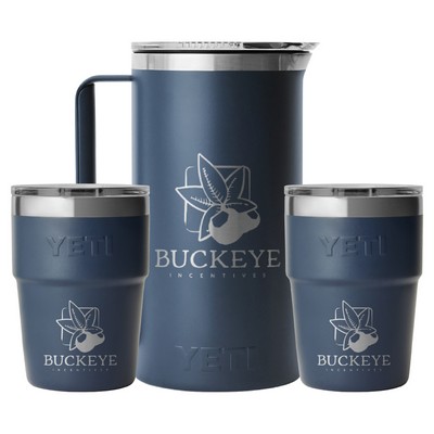 Yeti Navy Pitcher and Stackable Cups Kit