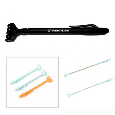 Stainless Steel Telescoping Back Scratcher with Clip