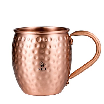 18 Oz. Moscow Mule Solid Copper Mug