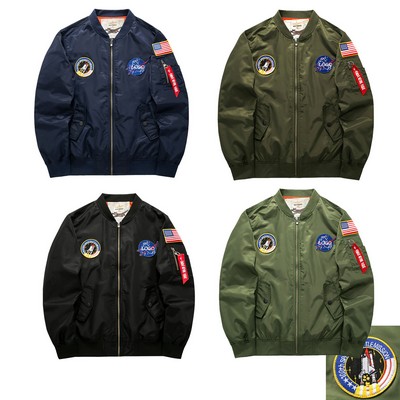 Water Resistant Flight Jacket with Custom Logo