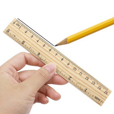 12-inch Measuring Tool Wooden Ruler