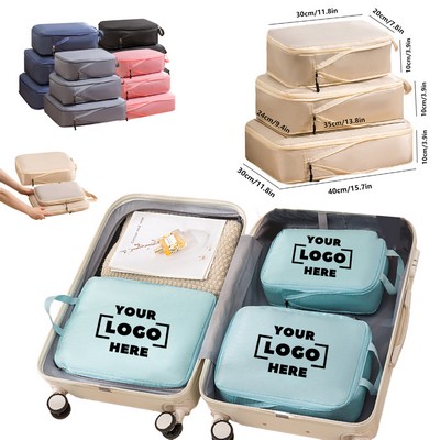 3-Piece Travel Clothing Compression Storage Bag Set