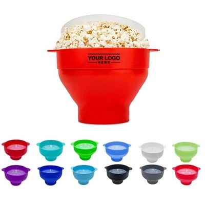 Microwave Silicone Popcorn Popper with Easy-Grip Handles