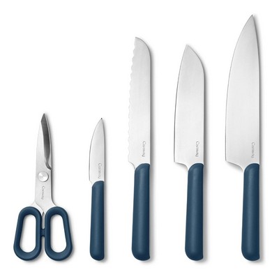 Caraway 5Pc Knife Set Navy