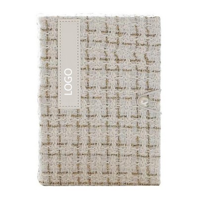 Chic Pearl-Button Notebooks