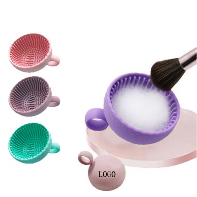 Silicone Makeup Brush Cleaning Bowl