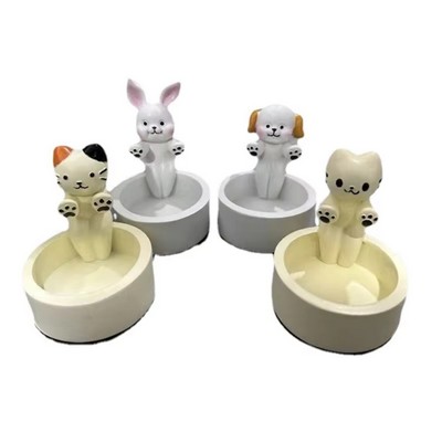 Cute Animal Candlestick Tealight Candle Holder Desk Decoration