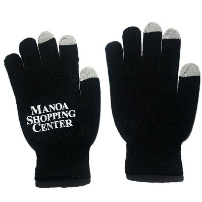 Stretch Knitted Texting Warm Windproof Touchscreen Gloves