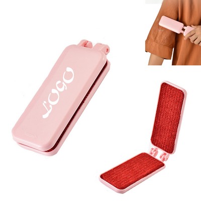 Two-Sided Foldable Portable Lint Remover Brush