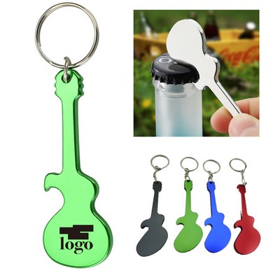 Guitar Bottle Opener Keychain