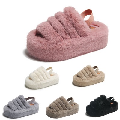 Women Fluffy Slippers