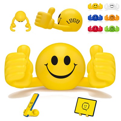 Thumb Smiley Face Phone Holder