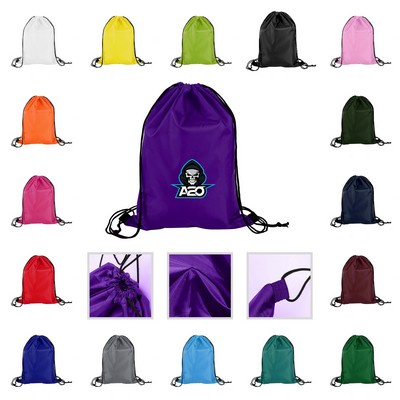 Personalized Polyester Drawstring Bag