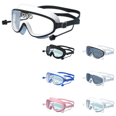 Adult Large Frame Diving Goggles With Earplugs