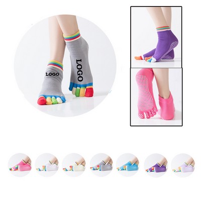 Colorful Full Toe Yoga Socks