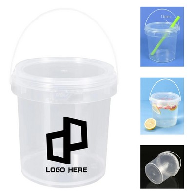 32 Oz Drinking Bucket W/ Lid