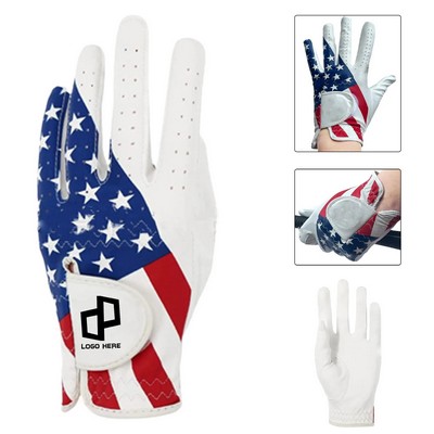 Printed Breathable Comfortable Durable Golf Glove