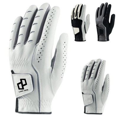 New Pure Sheepskin Breathable Non-Slip Golf Gloves