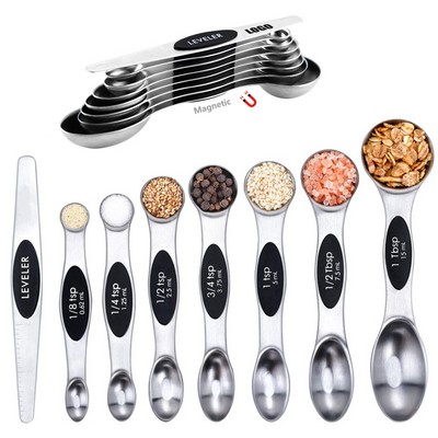 Magnetic 8 in 1 Dual Measurement Spoons Set