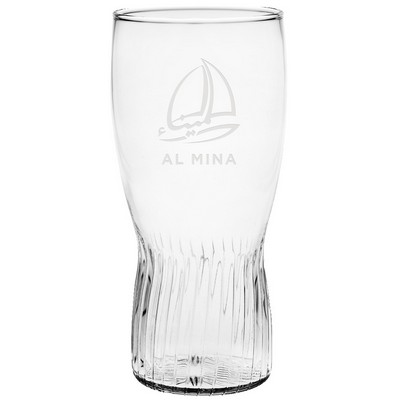 16 oz. Gripper Pub Glass - Etched