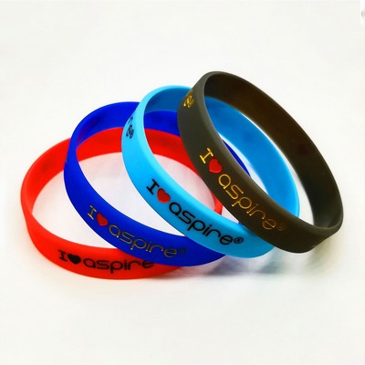 Debossed Silicone Wristband