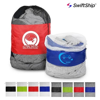 Large Capacity Mesh Laundry Bag