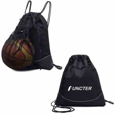 Foldable Drawstring Basketball Bag Sports Bag