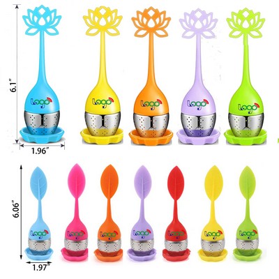 Lotus Shape Silicone Tea Infuser Filter Loose Leaf Tea Steeper Flower Tea Strainer