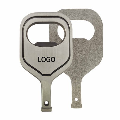 Zinc Alloy Pickleball Bottle Opener Keytag