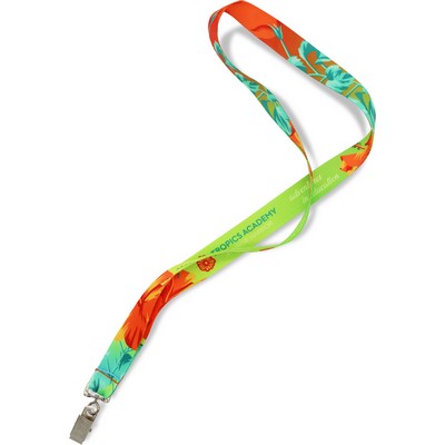 Import 3/4" Sewn Dye Sub Lanyard