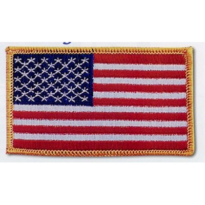 Stock American Flag Patch - Left Shoulder (3 1/2"x2")