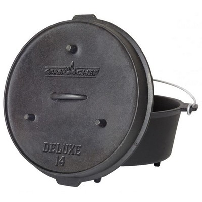 14" Camp Chef® Cast Iron Deluxe Dutch Oven