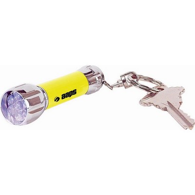 Flashlight Keychain 7 Bulb High Intensity Light