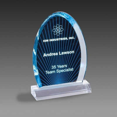 5" x 7½" Blue Ray Arch Award™