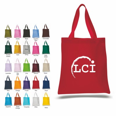 Qtees Canvas Promotional Tote Bag