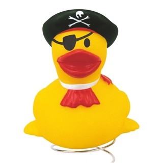 Rubber One-Eyed Pirate Duck Bobble©