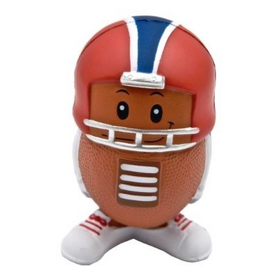 Football Mad Cap Stress Reliever Squeeze Toy