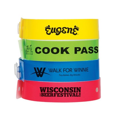 Custom Plastic Wristband (L-Shaped)