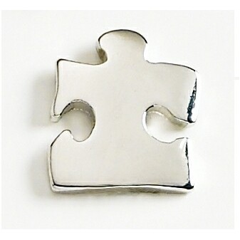 Puzzle Piece Marken Design Cast Lapel Pin (Up to 5/8")