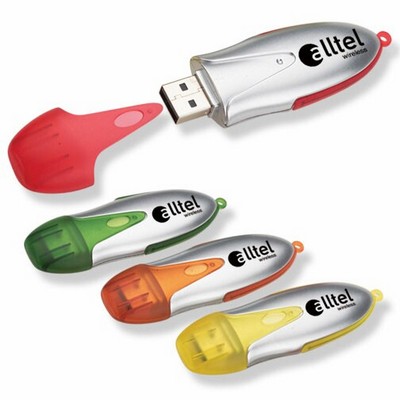 512 MB Jupiter USB Flash Drive w/Key Chain