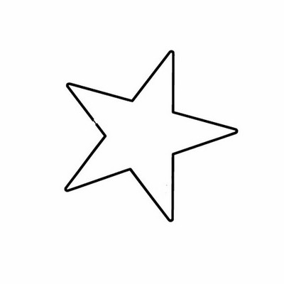 Magnet - Star Outline - Full Color