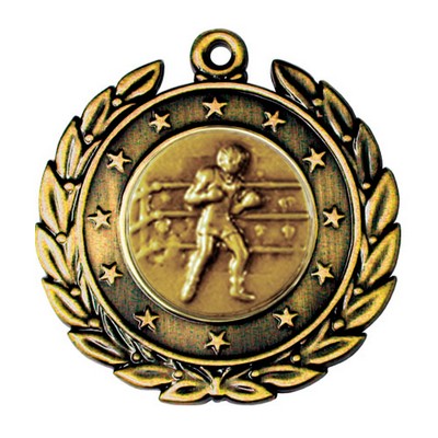 Stock Stars Wreath 2" Medal- Boxing