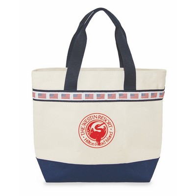 Stars & Stripes Tote Bag w/Cuff