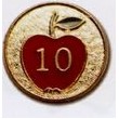 Stock Education Lapel Pins (# 10 Apple)