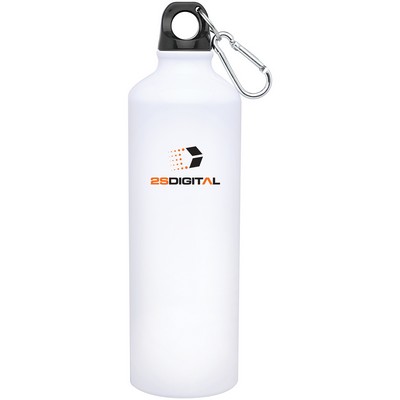 24 oz H2go Aluminum Classic (White)