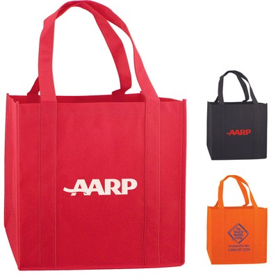 Non-Woven Tote With Reinforced Bottom Support Insert