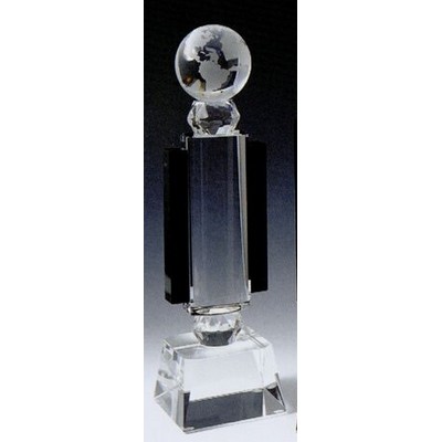 Crystal Globe Award (11½"x3¾")