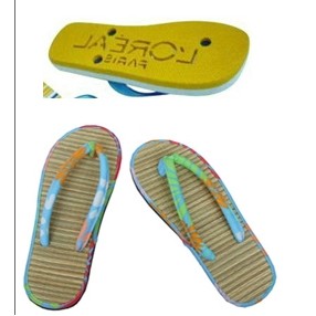 EVA & Natural Straw Beach Flip Flops Sandal