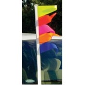 8 Oz. Plastic-Cloth Vinyl Triangle Pennants