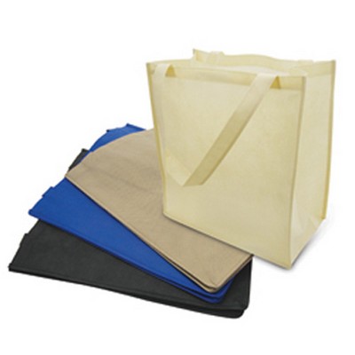 Non Woven Tote Bag w/Bottom Gusset (15"x17"x8")